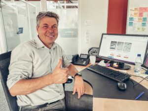 SEO/SEA- Manager Martin ist begeistert 