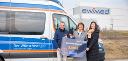 Spende an den ASB-W&uuml;nschewagen